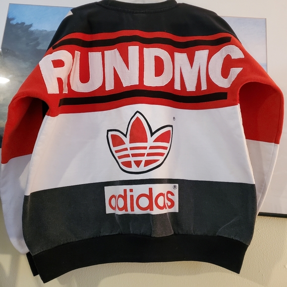 VTG Adidas Run Dmc Sweatshirt - Picture 2 of 16